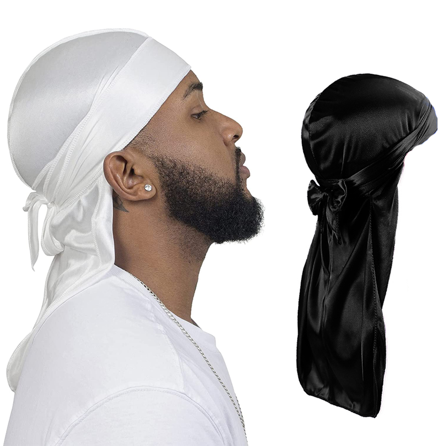 Bandana Doo Rag - Unisex Seidige Durags Bandanas Turban Hut