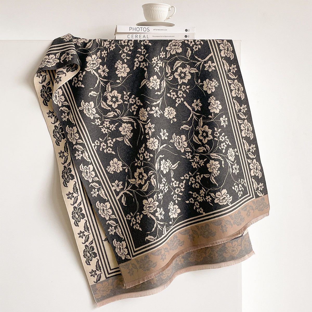 Damen-Schal aus Kaschmir-Imita – Pashmina Wrap Large Bewertung und Preis